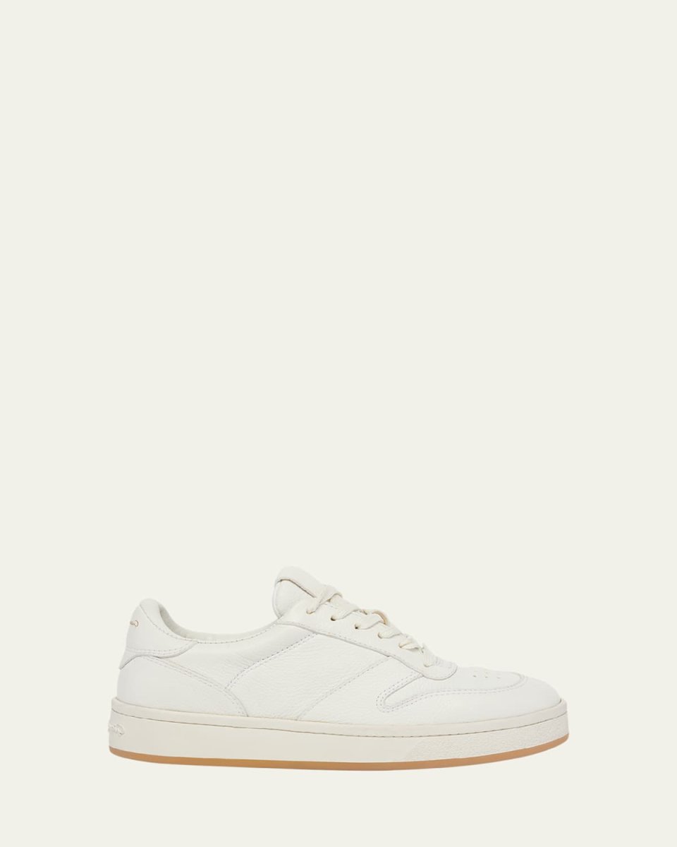 Slam Leather Low-Top Sneakers